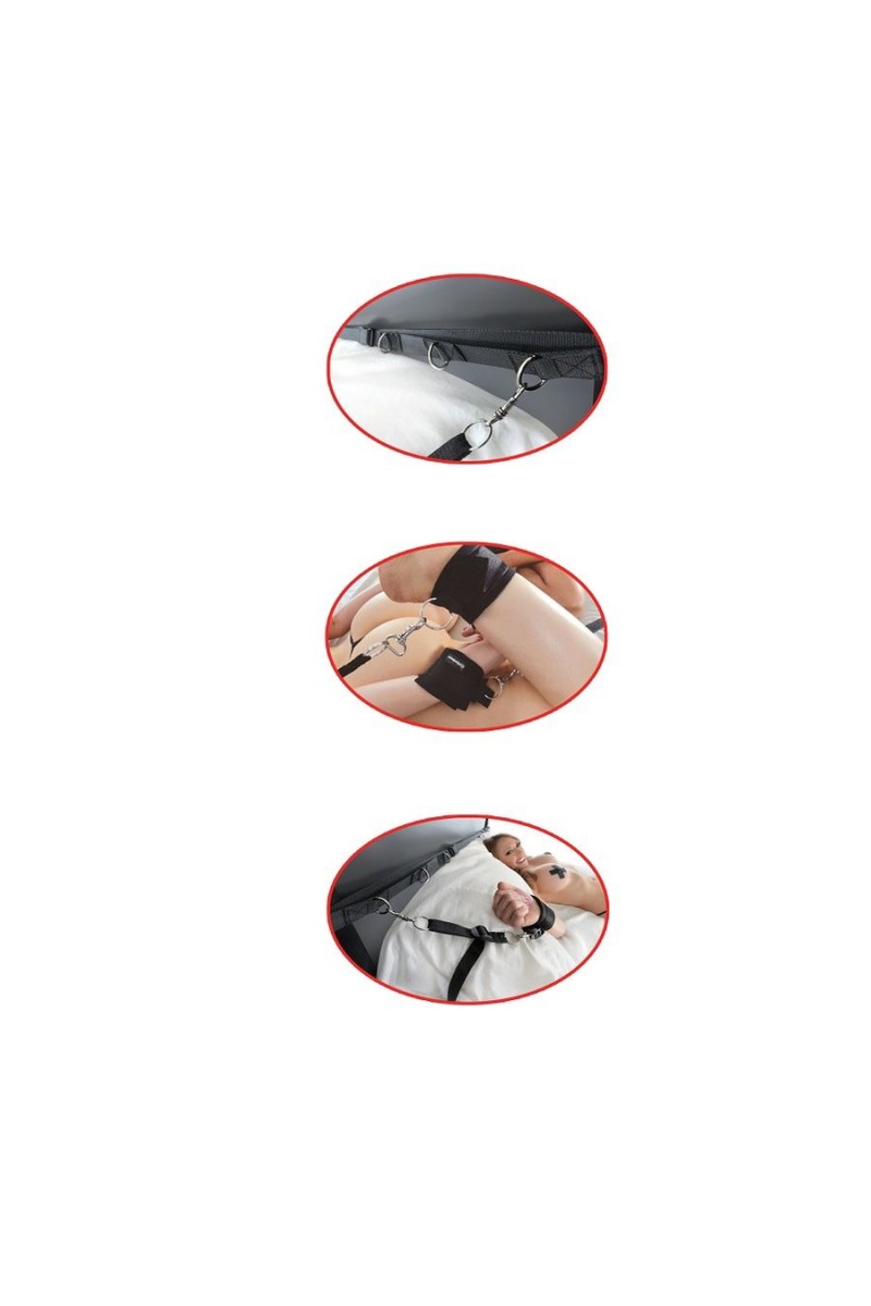 FETISH FANTASY SERIES - KIT ATADURAS PARA LA CAMA 2