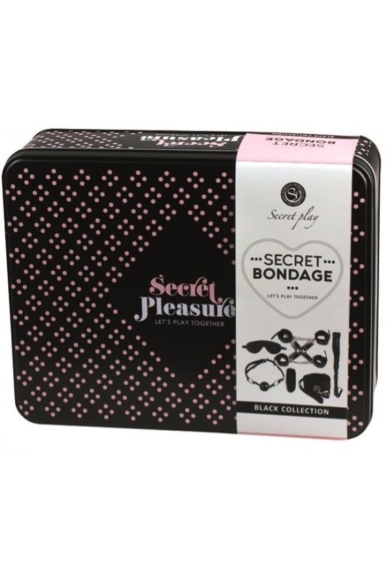 SECRETPLAY - BDSM SET 8 PCS NEGRO