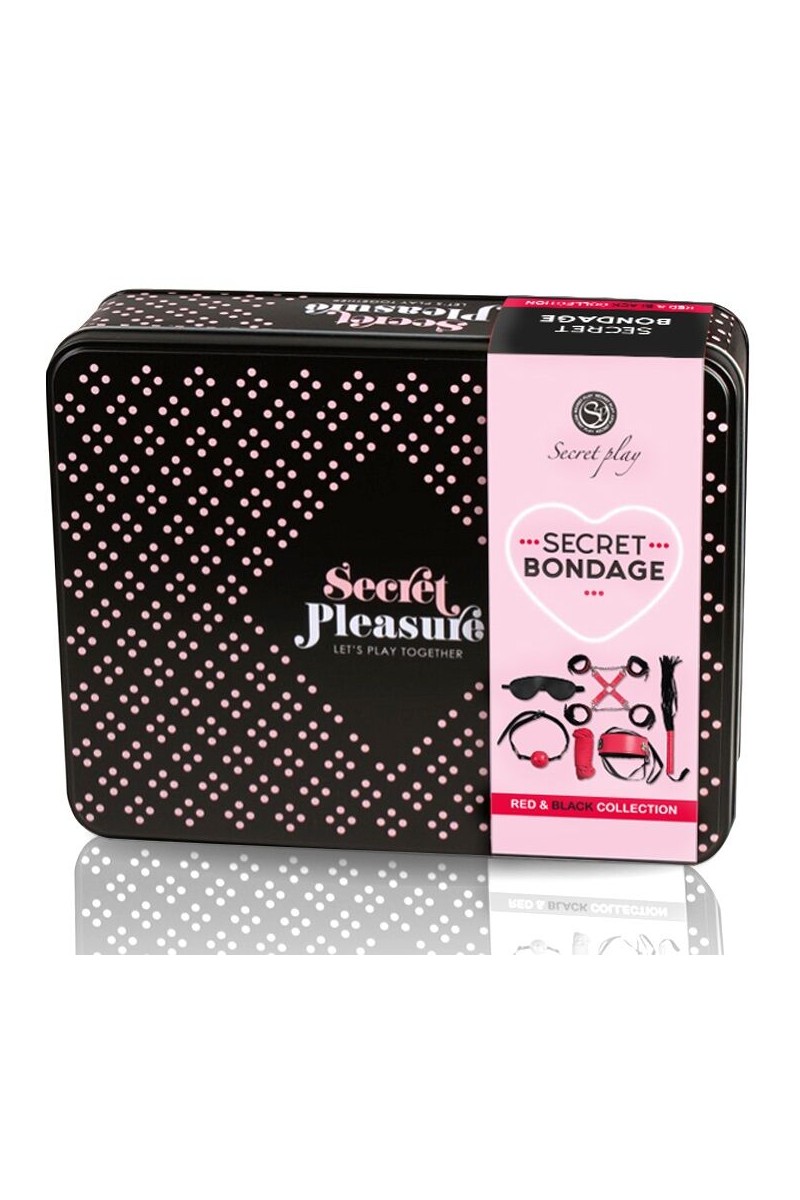SECRETPLAY - BDSM SET 6 PIEZAS RED COLLECTION