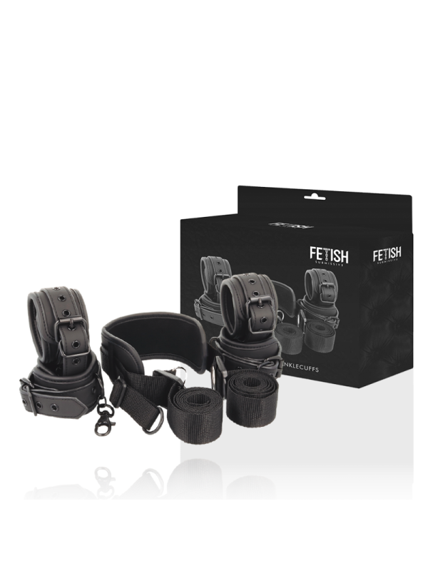 FETISH SUBMISSIVE - POSICIÓN MASTER CON 4 ESPOSAS CON FORRO DE NOPRENO