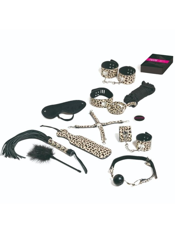 TEASE & PLEASE - JUEGO 13 ACCESORIOS BONDAGE