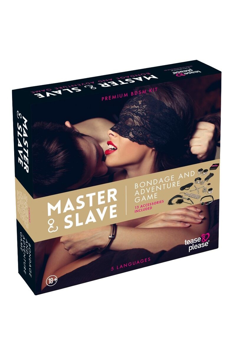 TEASE & PLEASE - JUEGO 13 ACCESORIOS BONDAGE