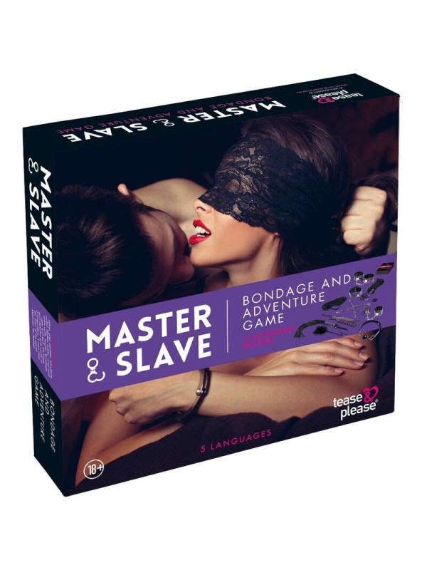 TEASE & PLEASE - JUEGO 13 ACCESORIOS BONDAGE LILA