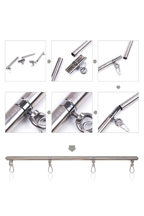 OHMAMA FETISH - BARRA RESTRICCIÓN 4 GANCHOS