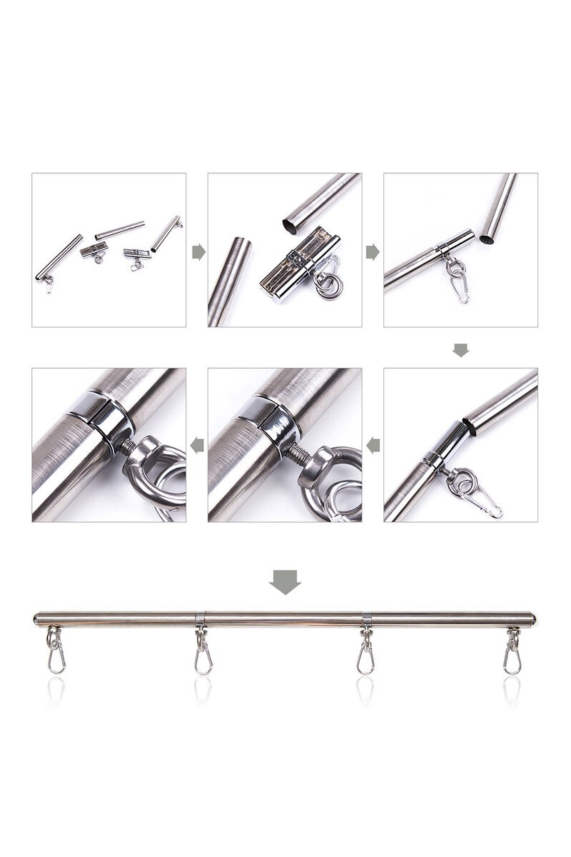 OHMAMA FETISH - BARRA RESTRICCIÓN 4 GANCHOS