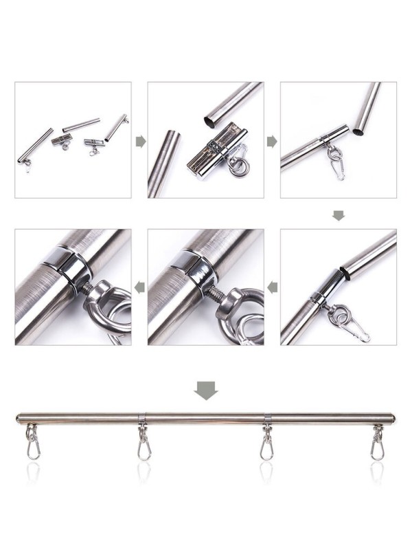 OHMAMA FETISH - BARRA RESTRICCIÓN 4 GANCHOS