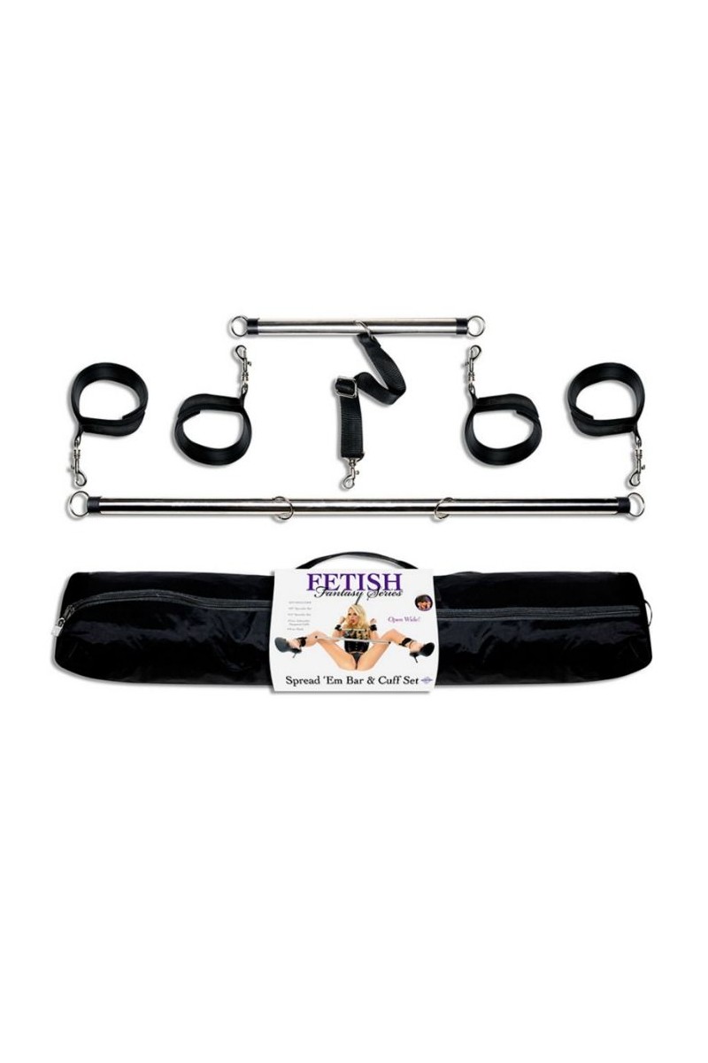 FETISH FANTASY SERIES - SET RESTRICCION BARRAS Y ESPOSAS FETISH