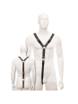 LEATHER BODY - HARNESS MEN NEGRO
