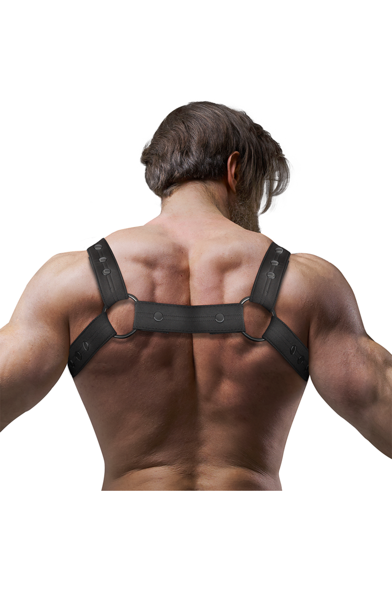 FETISH SUBMISSIVE ATTITUDE - ARNÉS DEPORTIVO AJUSTABLE NEOPRENO