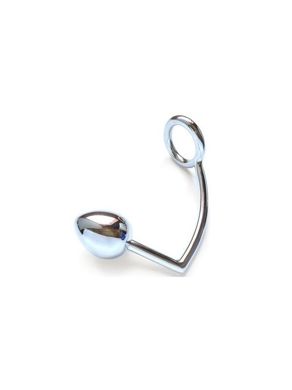 METAL HARD - ANILLO CON GANCHO ANAL 40MM