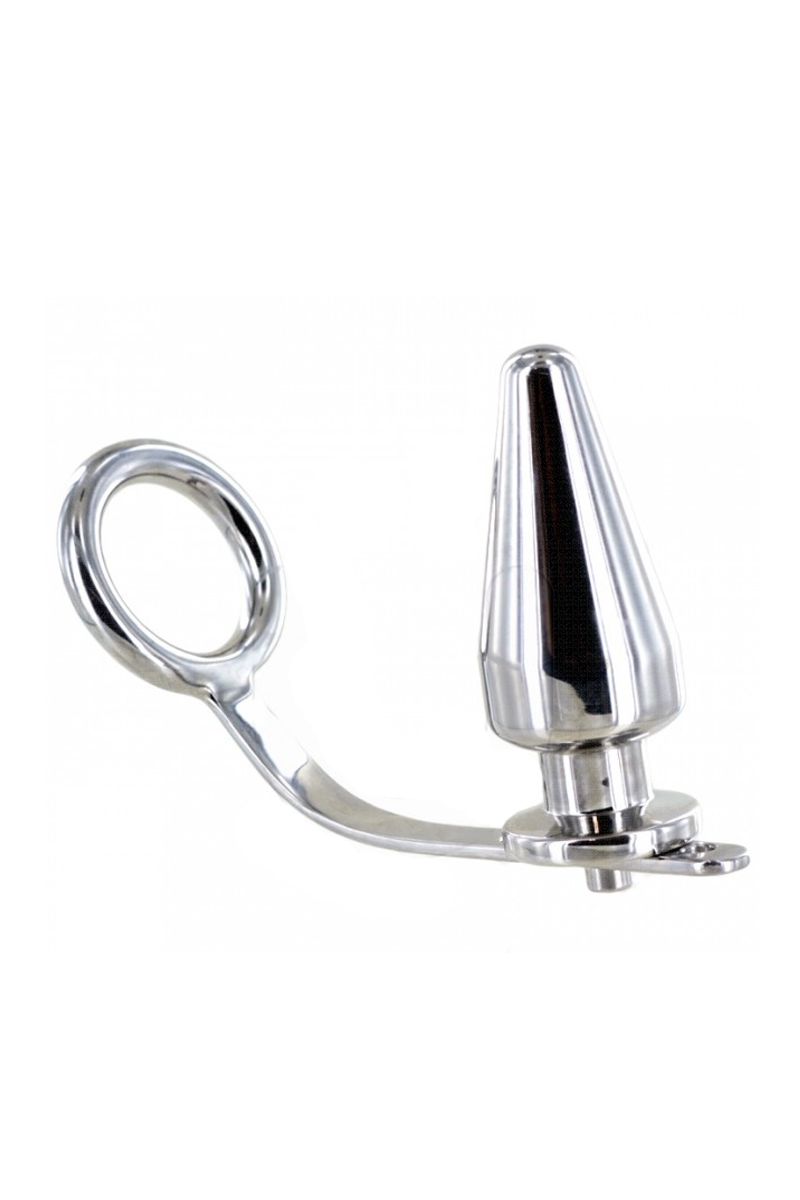 METAL HARD - ANILLO ACERO CON PLUG ANAL 45 X 50MM