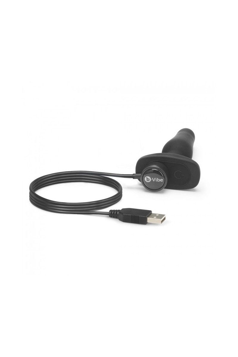 B-VIBE - NOVICE CONTROL REMOTO ANAL PLUG NEGRO