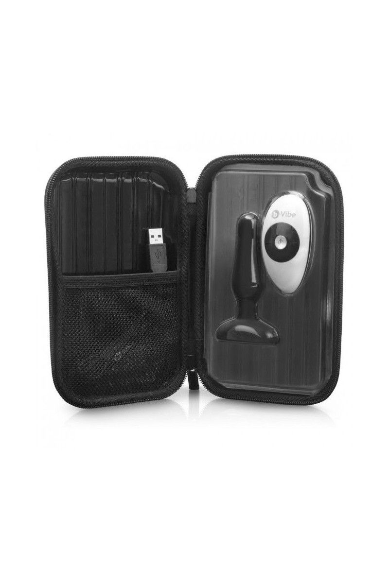 B-VIBE - NOVICE CONTROL REMOTO ANAL PLUG NEGRO
