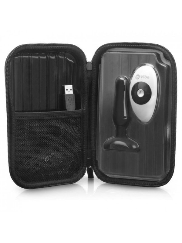 B-VIBE - NOVICE CONTROL REMOTO ANAL PLUG NEGRO