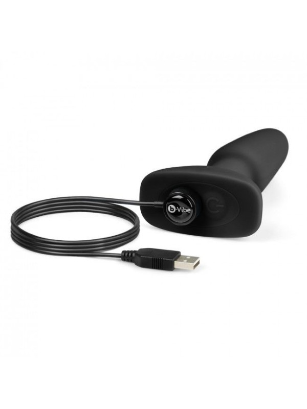 B-VIBE - RIMMING CONTROL REMOTO ANAL PLUG 2 NEGRO