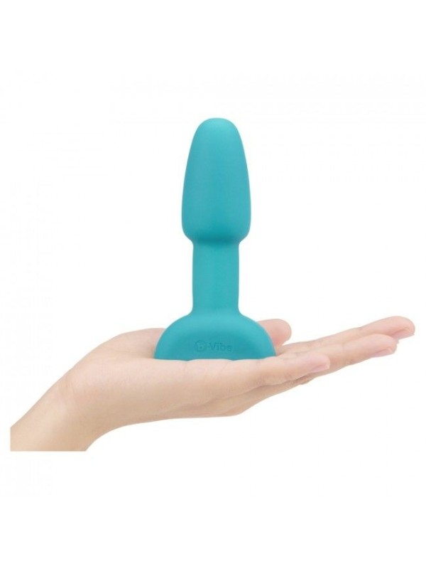 B-VIBE - RIMMING CONTROL REMOTO ANAL PLUG PETITE TEAL