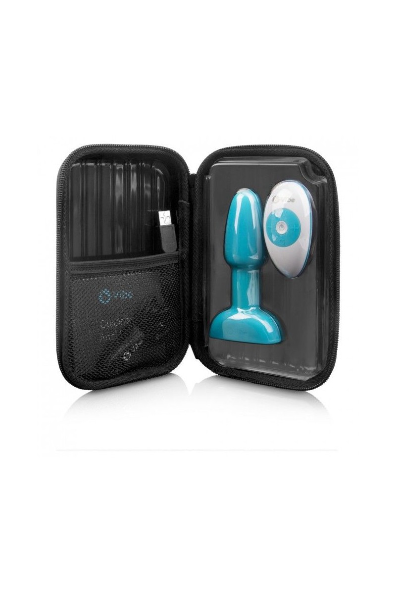 B-VIBE - RIMMING CONTROL REMOTO ANAL PLUG PETITE TEAL