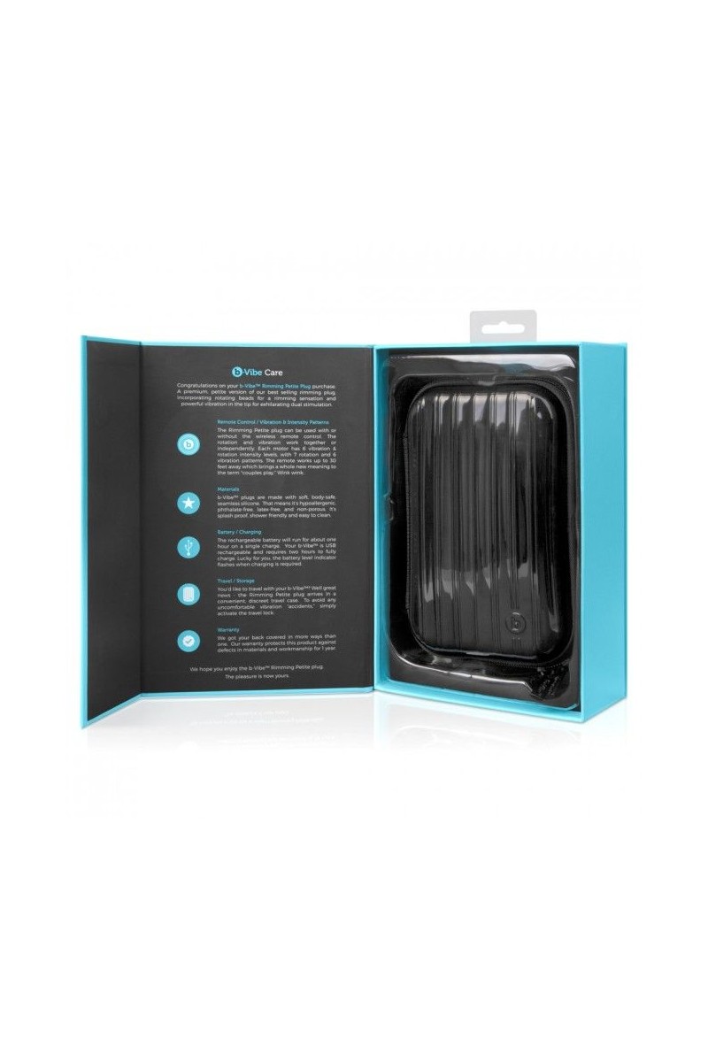 B-VIBE - RIMMING CONTROL REMOTO ANAL PLUG PETITE TEAL