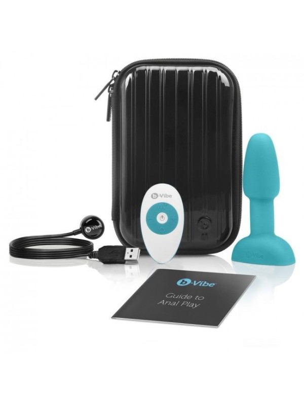 B-VIBE - RIMMING CONTROL REMOTO ANAL PLUG PETITE TEAL