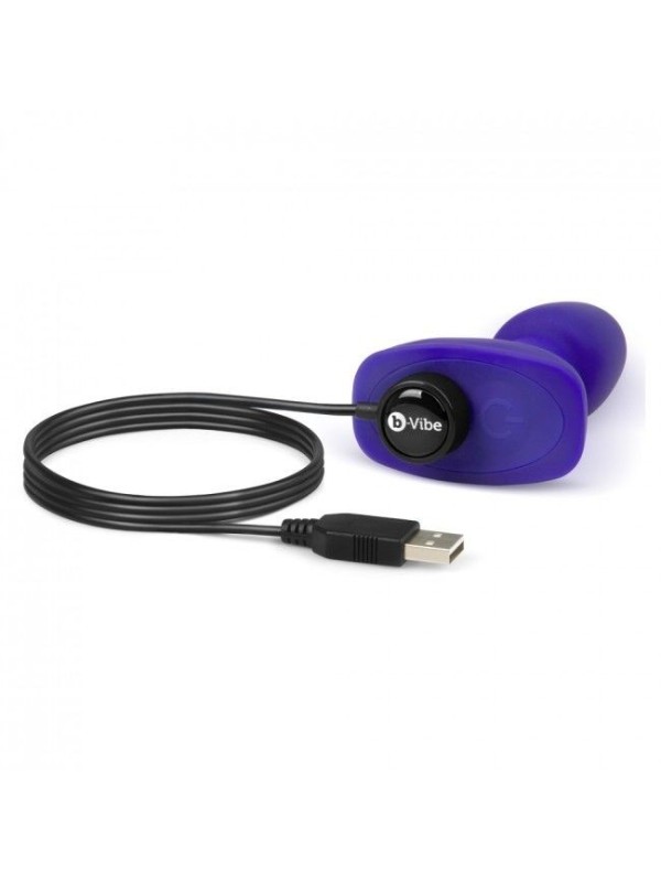B-VIBE - RIMMING CONTROL REMOTO ANAL PLUG PETITE LILA