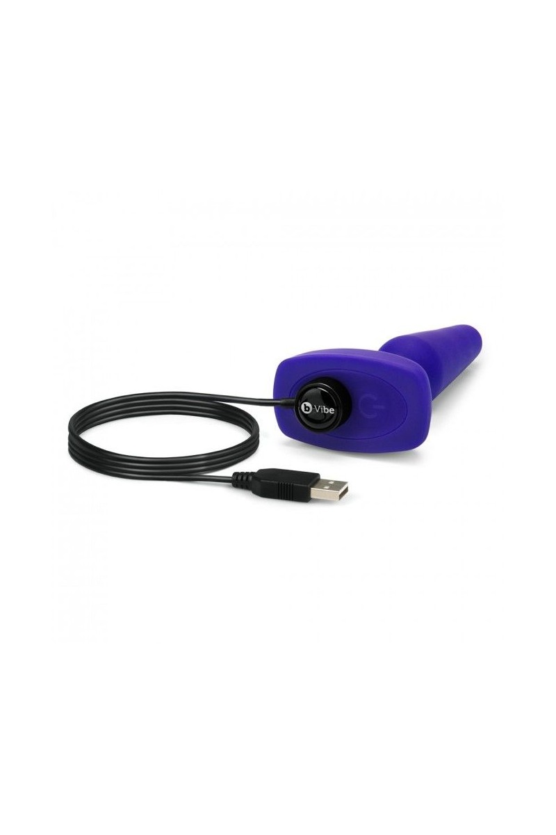 B-VIBE - TRIO CONTROL REMOTO PLUG ANAL LILA
