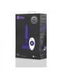B-VIBE - TRIO CONTROL REMOTO PLUG ANAL LILA