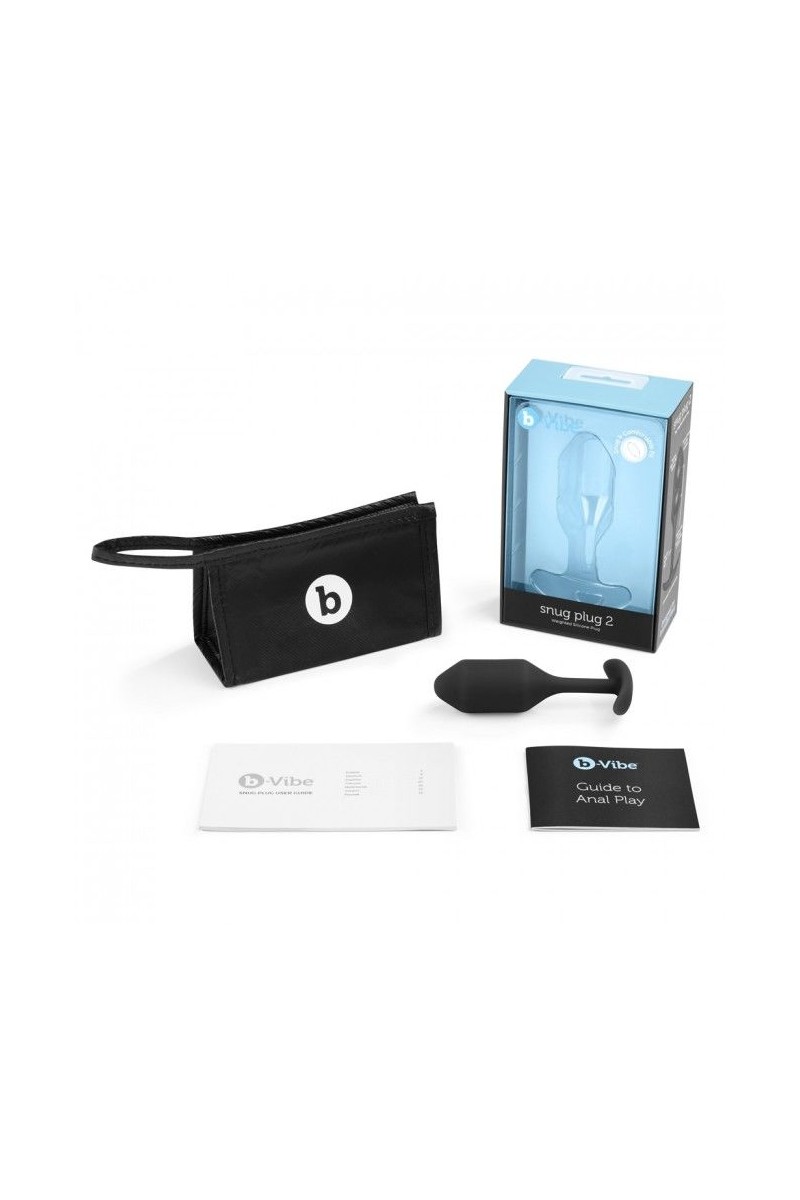 B-VIBE - SNUG PLUG ANAL 2 NEGRO