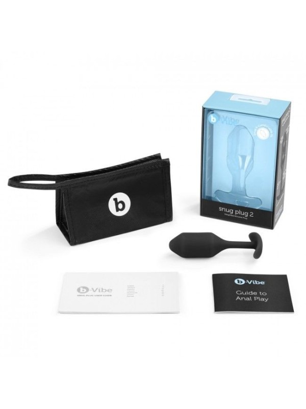 B-VIBE - SNUG PLUG ANAL 2 NEGRO