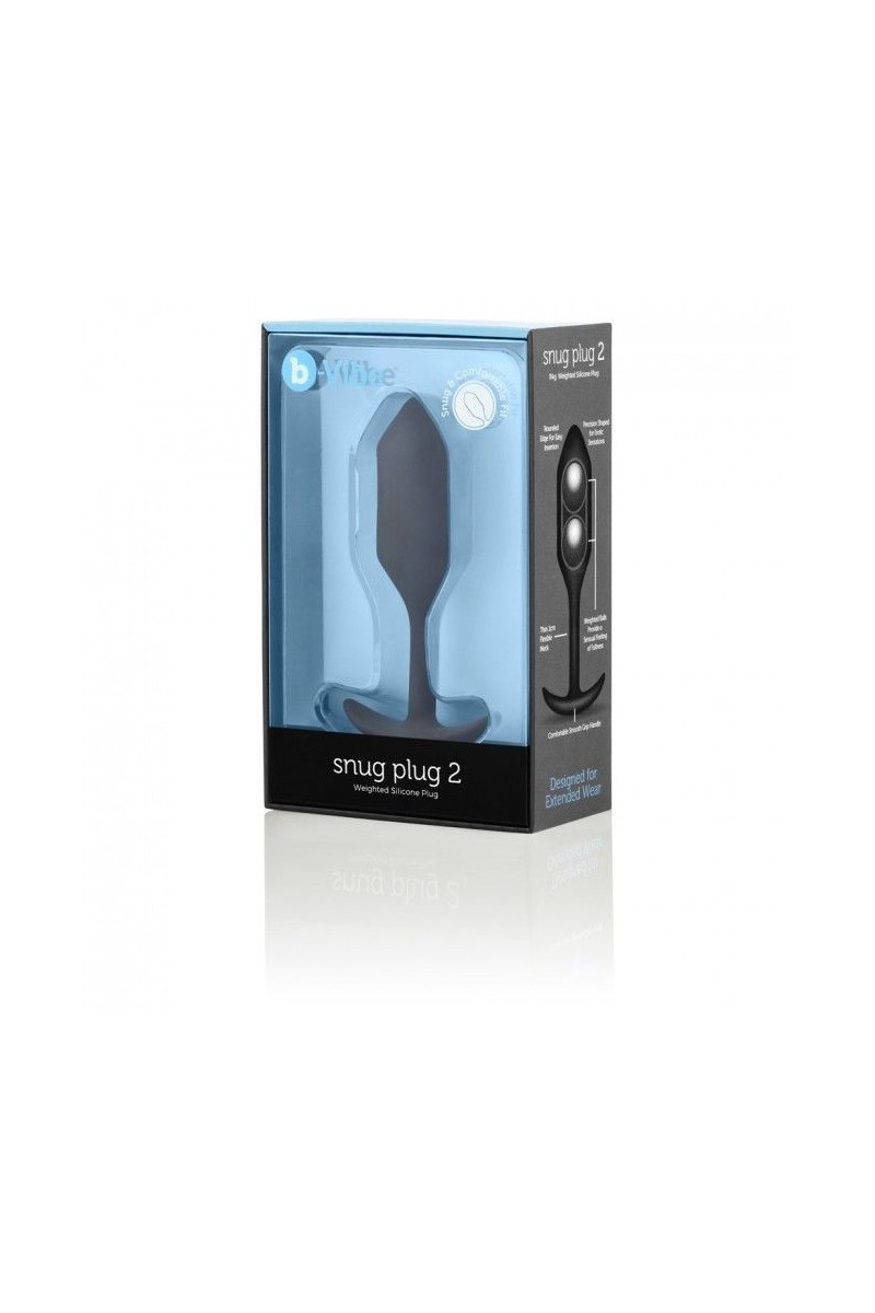 B-VIBE - SNUG PLUG ANAL 2 NEGRO