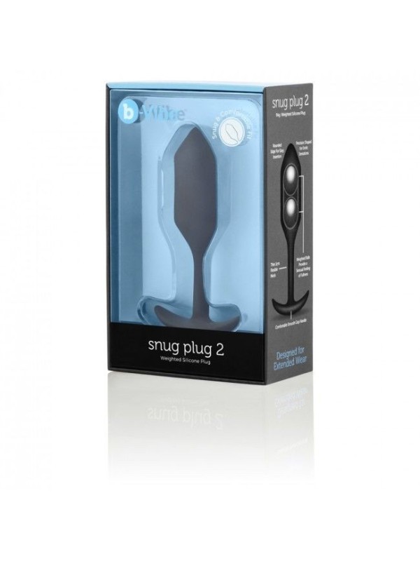 B-VIBE - SNUG PLUG ANAL 2 NEGRO