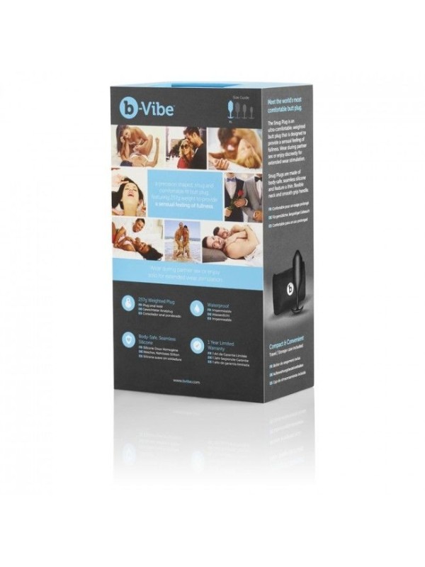 B-VIBE - SNUG PLUG ANAL 4 NEGRO