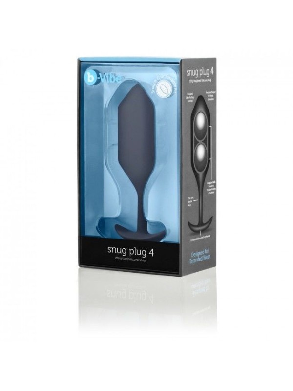B-VIBE - SNUG PLUG ANAL 4 NEGRO