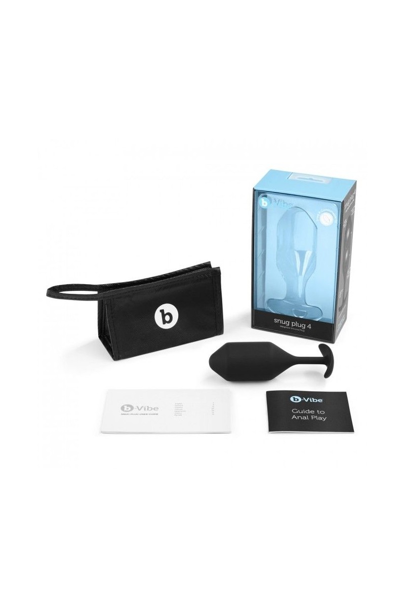 B-VIBE - SNUG PLUG ANAL 4 NEGRO