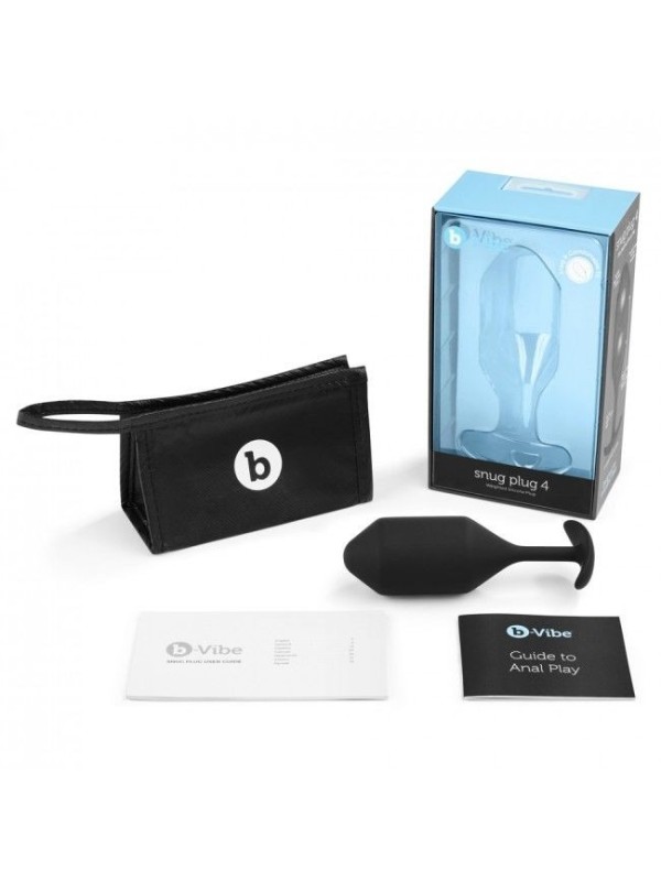 B-VIBE - SNUG PLUG ANAL 4 NEGRO