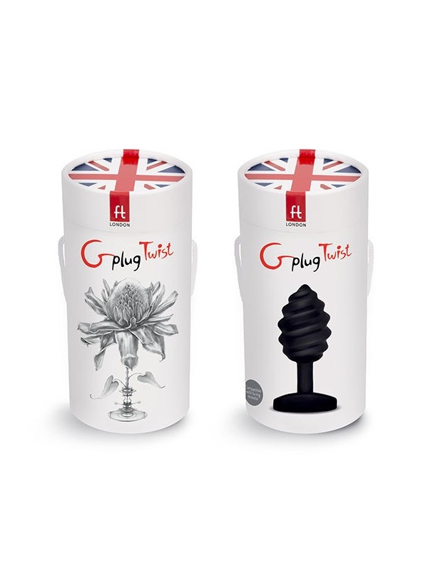 G-VIBE - GPLUG TWIST CON VIBRACIÓN NEGRO