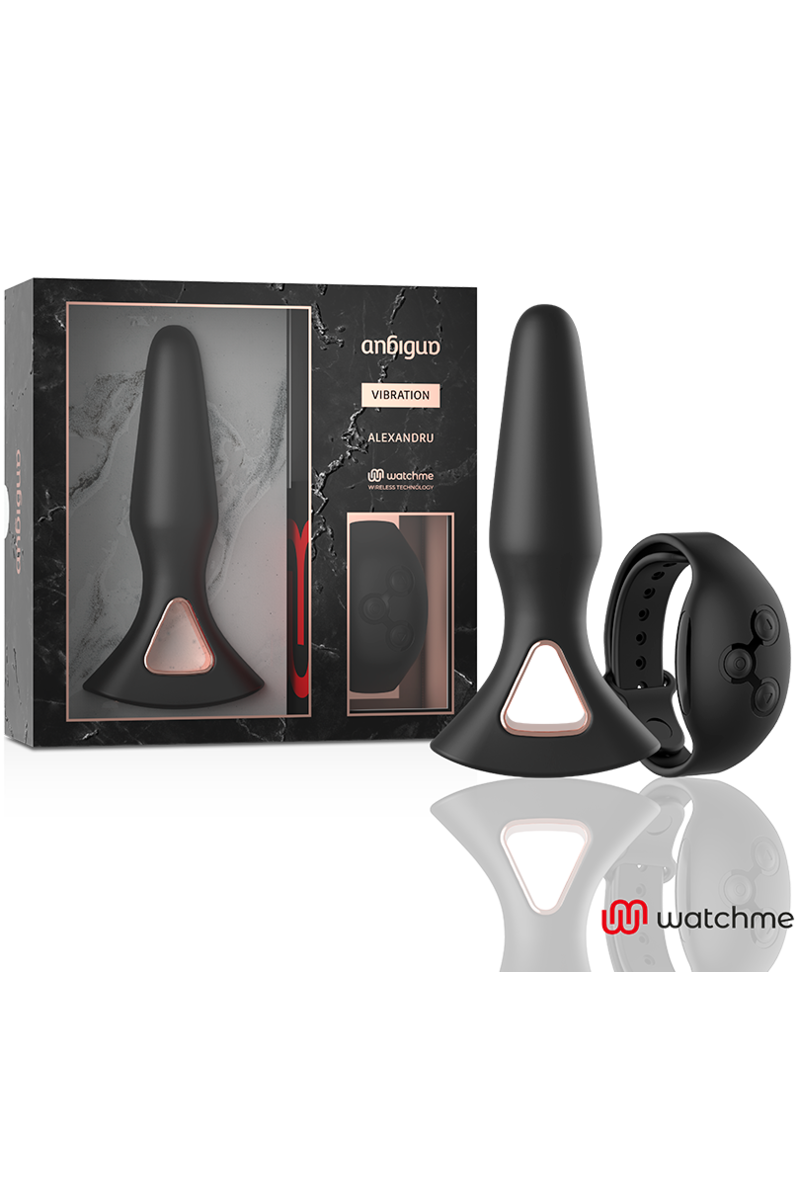 ANBIGUO - WATCHME CONTROL REMOTO VIBRADOR PLUG ANAL ALEXANDRU