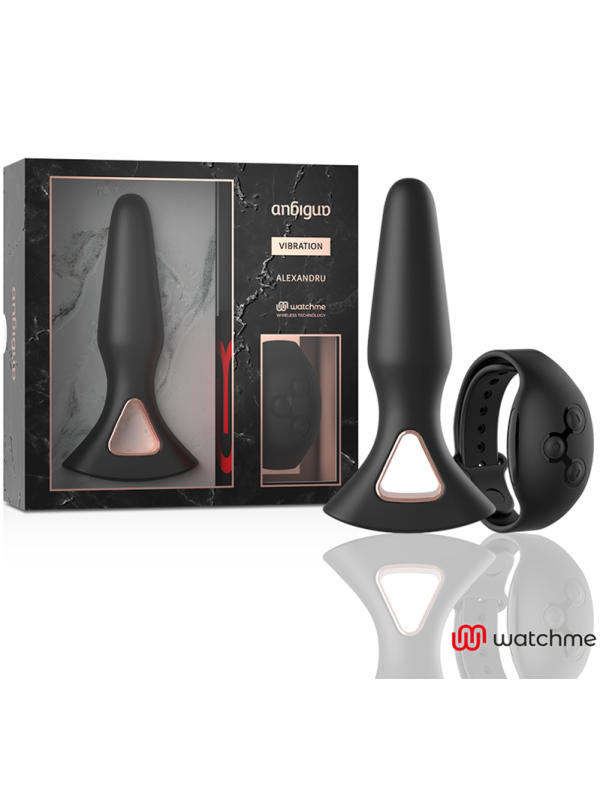 ANBIGUO - WATCHME CONTROL REMOTO VIBRADOR PLUG ANAL ALEXANDRU