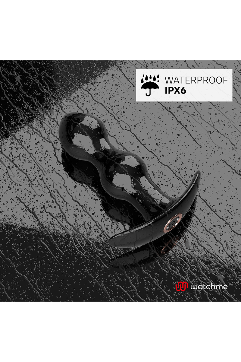 ANBIGUO - WATCHME CONTROL REMOTO PLUG VIBRADOR ANAL TIBERIO