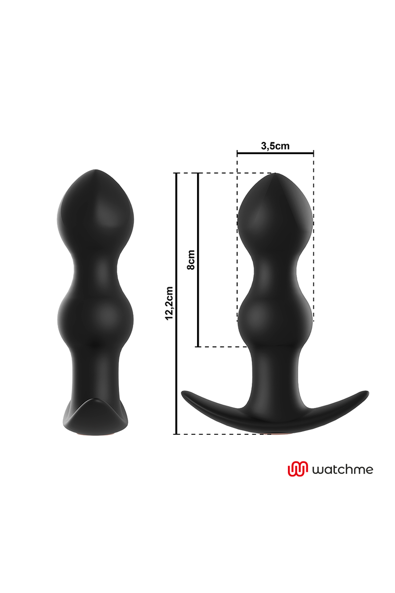 ANBIGUO - WATCHME CONTROL REMOTO PLUG VIBRADOR ANAL TIBERIO