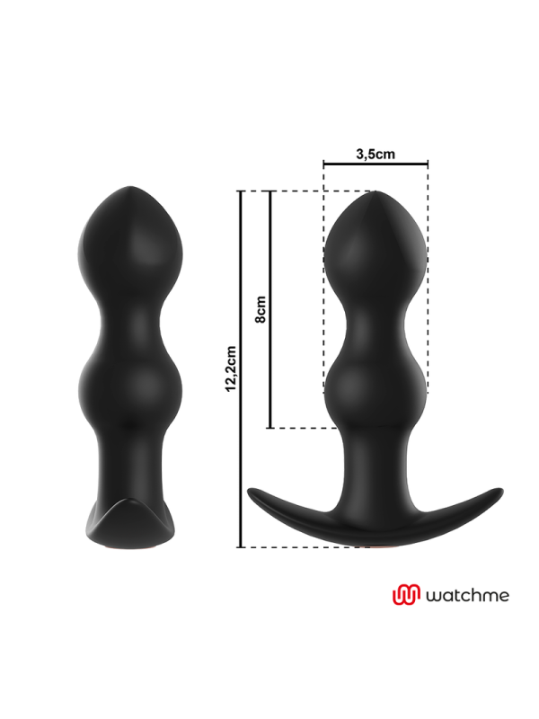 ANBIGUO - WATCHME CONTROL REMOTO PLUG VIBRADOR ANAL TIBERIO