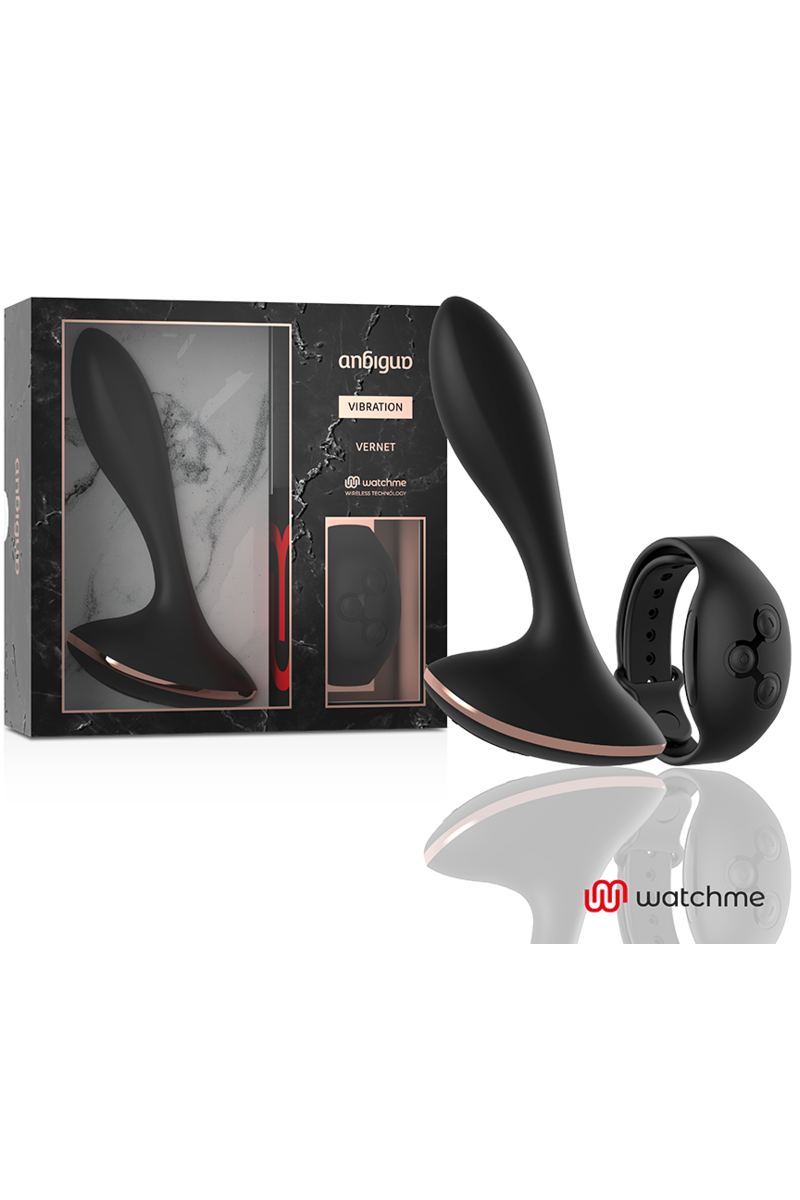 ANBIGUO - WATCHME CONTROL REMOTO VIBRADOR PLUG ANAL VERNET