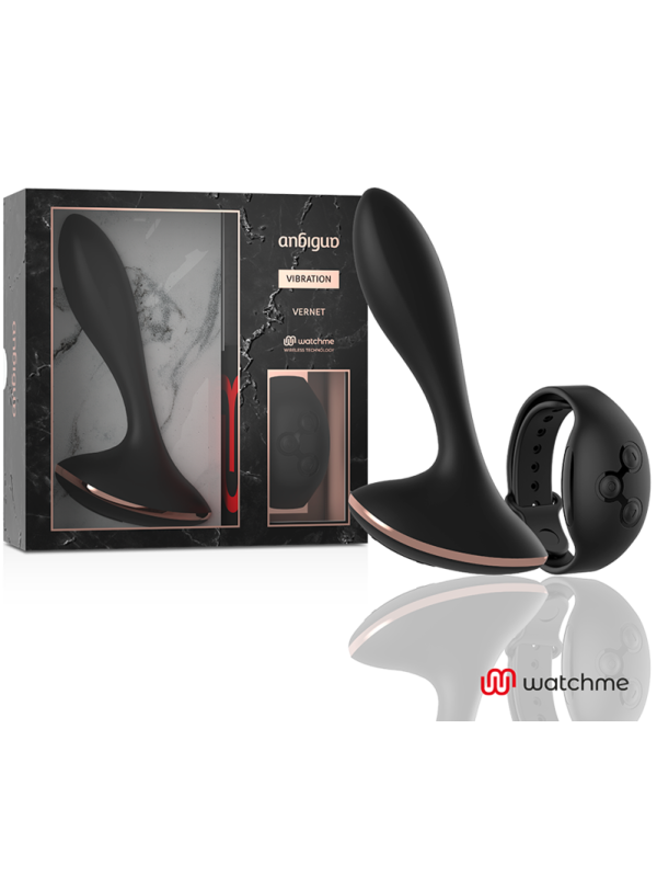 ANBIGUO - WATCHME CONTROL REMOTO VIBRADOR PLUG ANAL VERNET