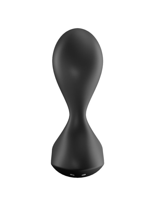 SATISFYER - SWEET SEAL PLUG VIBRADOR APP NEGRO