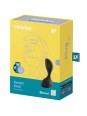 SATISFYER - SWEET SEAL PLUG VIBRADOR APP NEGRO