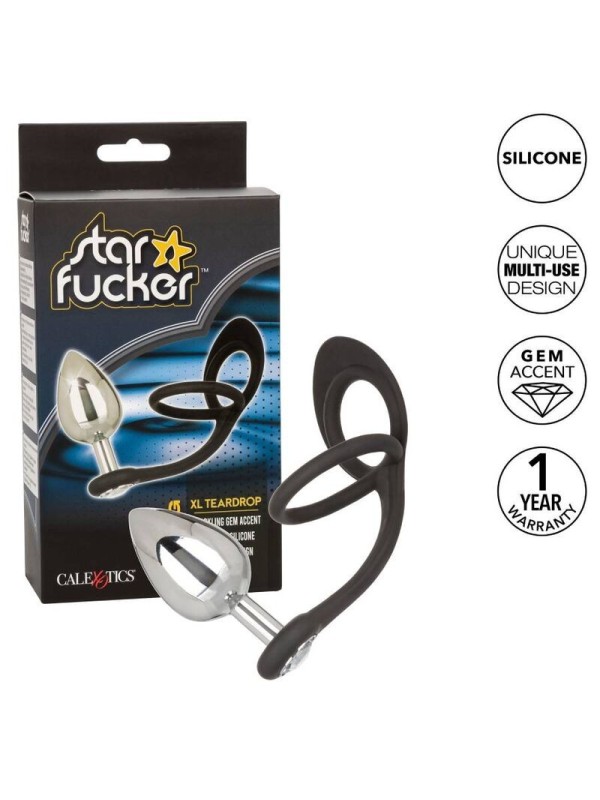 CALIFORNIA EXOTICS - STAR FUCKER XL TEARDROP PLUG