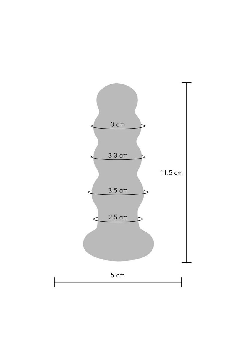 TOYJOY - BUTTOCKS THE RADIANT GLASS BUTTPLUG