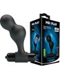 MR PLAY - PLUG ANAL VIBRADOR DE SILICONA NEGRO