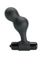 MR PLAY - PLUG ANAL VIBRADOR DE SILICONA NEGRO