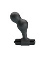 MR PLAY - PLUG ANAL VIBRADOR DE SILICONA NEGRO