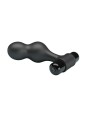 MR PLAY - PLUG ANAL VIBRADOR DE SILICONA NEGRO